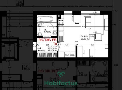 ​​​​​​​​​​​​​​Apartamento T0 em construção - Viseu