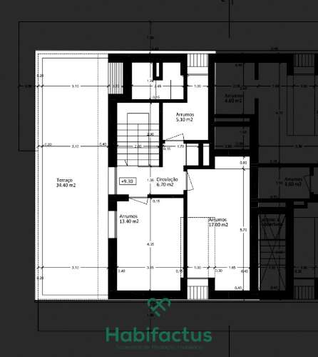 Apartamento T2 Duplex com terraço em Viseu