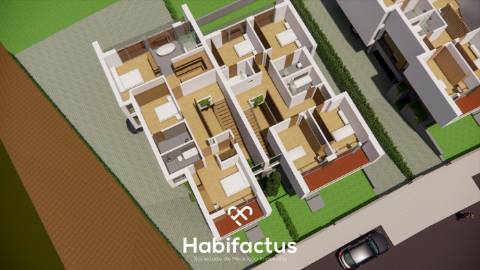 Moradia Geminada T4 com aquitectura contemporânea à Venda – Viseu