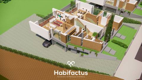 Moradia Geminada T4 com aquitectura contemporânea à Venda – Viseu