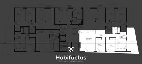 Apartamento T3 em construção no centro de Viseu
