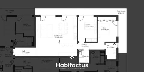 Apartamento T2 em construção no centro de Viseu