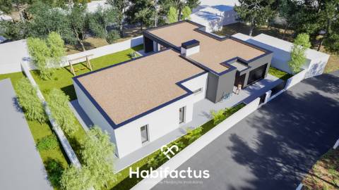 Moradia T3 térrea em construção com terreno e possibilidade de personalização em Viseu