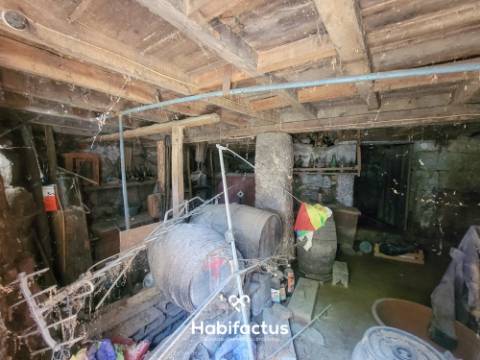 Moradia Isolada T2, para Reconstrução, c/ Varanda e 2 Terrenos á Venda em Beijós - Carregal do Sal