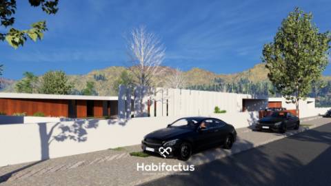 Moradia Térrea T4 Nova com Design Moderno e Estacionamento