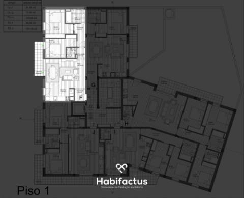 Apartamento T2 em construção - Carregal do Sal