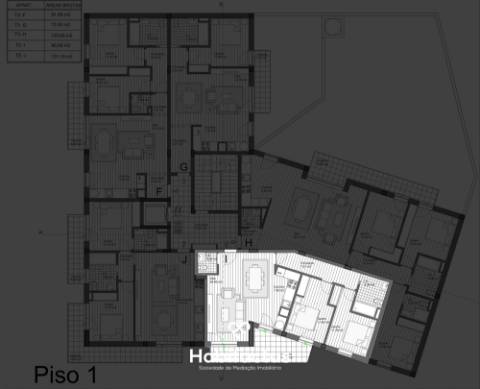 Apartamento T2 em construção - Carregal do Sal