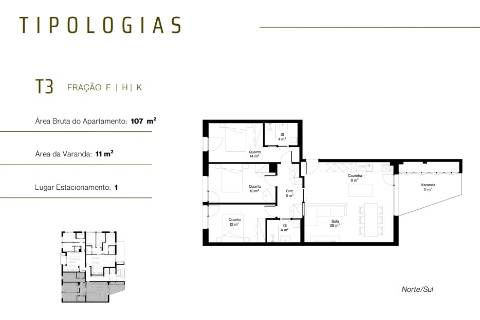 Apartamento T3 - Solum - Coimbra/Venda