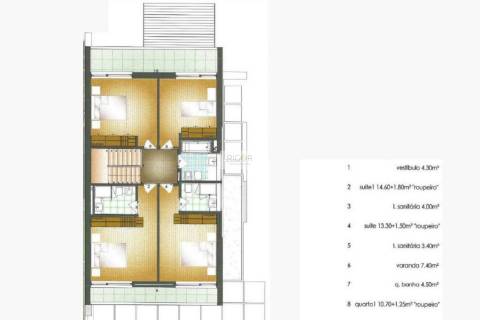 Terreno de 254m2 com viabilidade de construção de moradia T4 de 3 frentes.