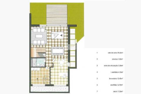 Terreno de 254m2 com viabilidade de construção de moradia T4 de 3 frentes.