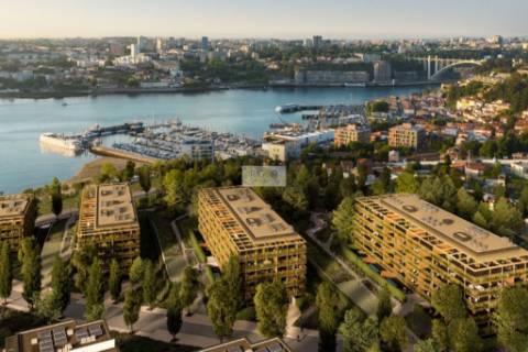 Apartamento T2 com varanda em construção
