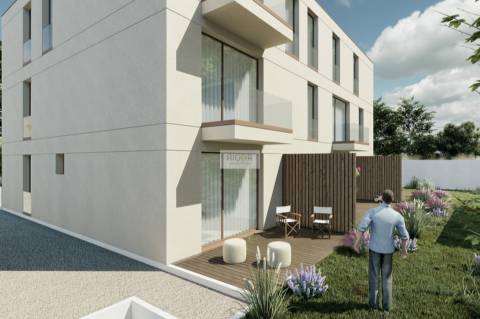 Apartamento T1 em novo condomínio fechado, entre a praia e o centro de Matosinhos
