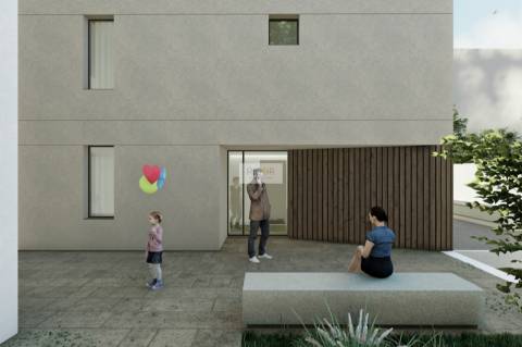 Apartamento T1 em novo condomínio fechado, entre a praia e o centro de Matosinhos