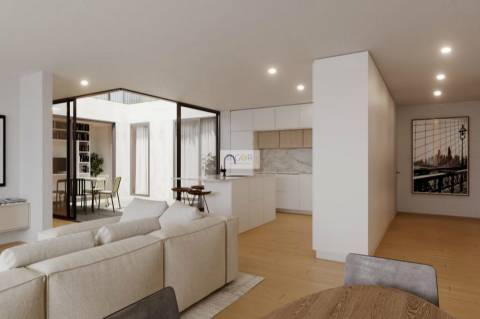 Apartamento T3 em fase de construção com 3 lugares de garagem Paranhos.