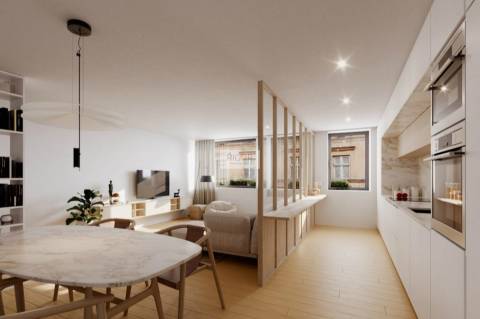 Apartamento T3 em fase de construção com 3 lugares de garagem Paranhos.