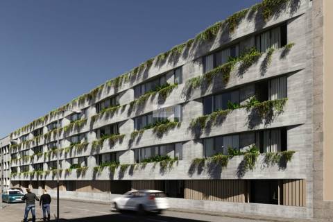 Apartamento T3 em fase de construção com 3 lugares de garagem Paranhos.