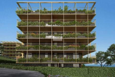Apartamento T4 com terraço no último piso em construção