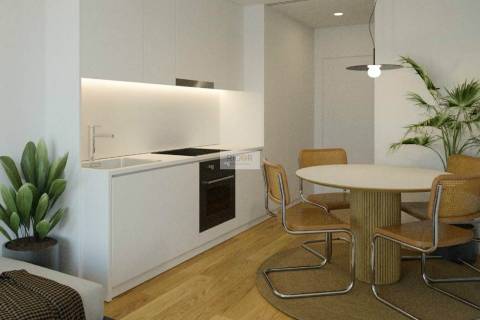 Apartamento T1+1 com garagem e arrumo em construção em Pedrouços