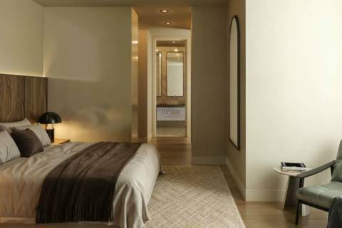Apartamento T4 com varanda em construção em Matosinhos Sul.