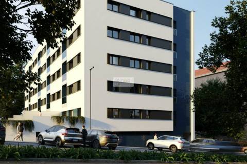 Apartamento T2 com varanda novo à Santa Rita