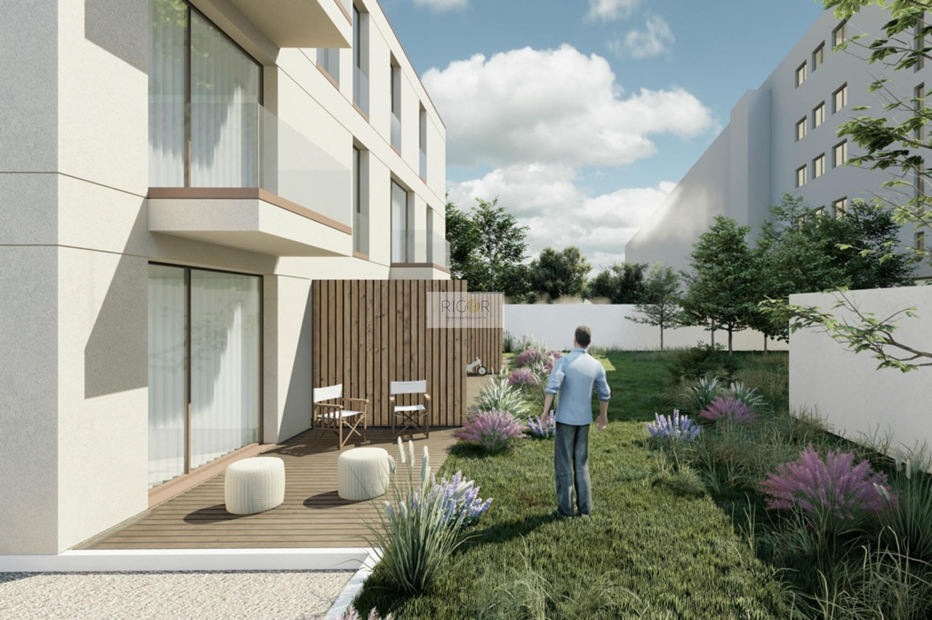 Apartamentos T1 com terraço em condomínio fechado entre a praia e o centro de Matosinhos