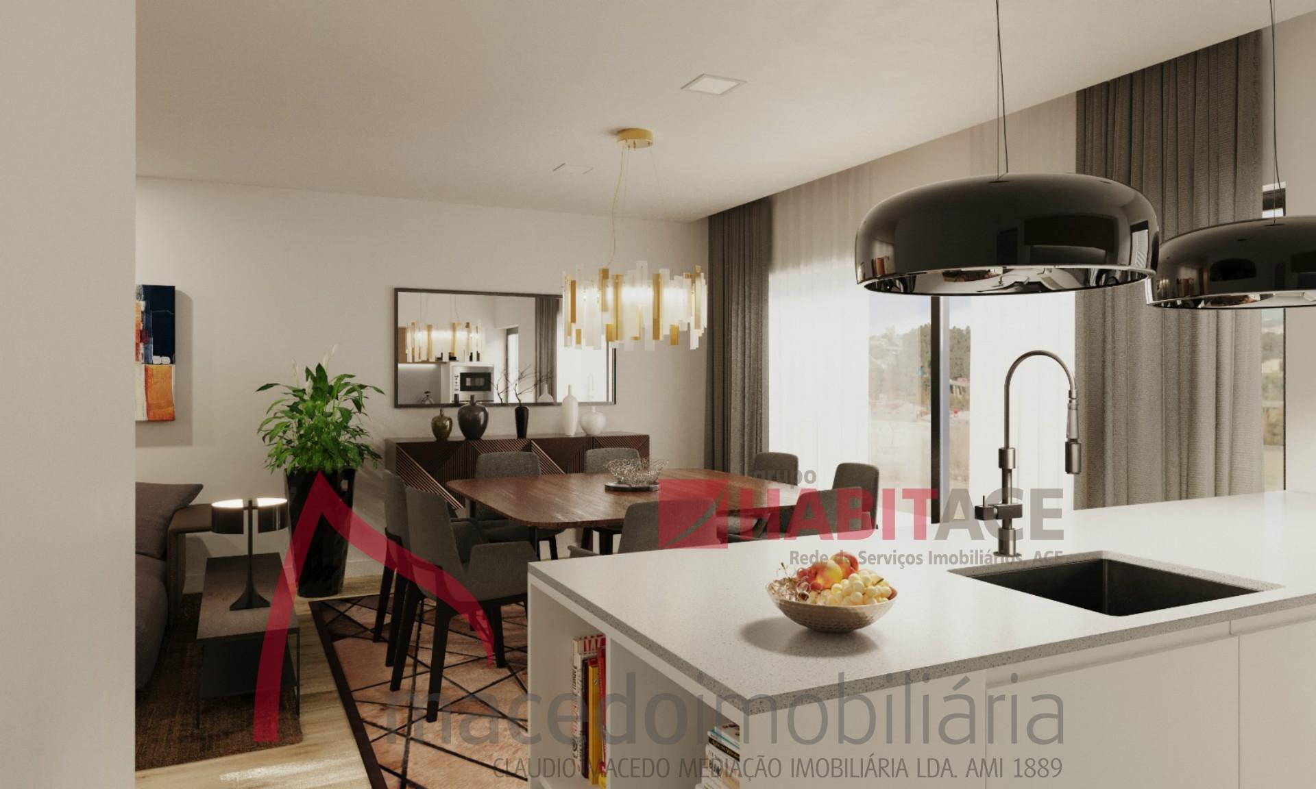 Apartamento T3 para venda em Celeirós, Braga.