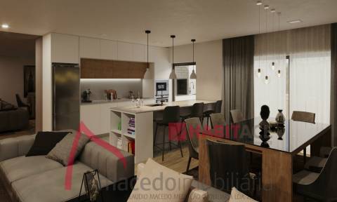 Apartamento T3 para venda em Celeirós, Braga.