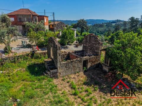 Quinta com ruina em pedra e anexos em Real das Donas, Vouzela