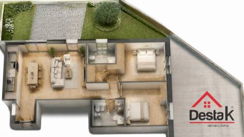Apartamento T2 Novo para venda em  São Pedro do Sul