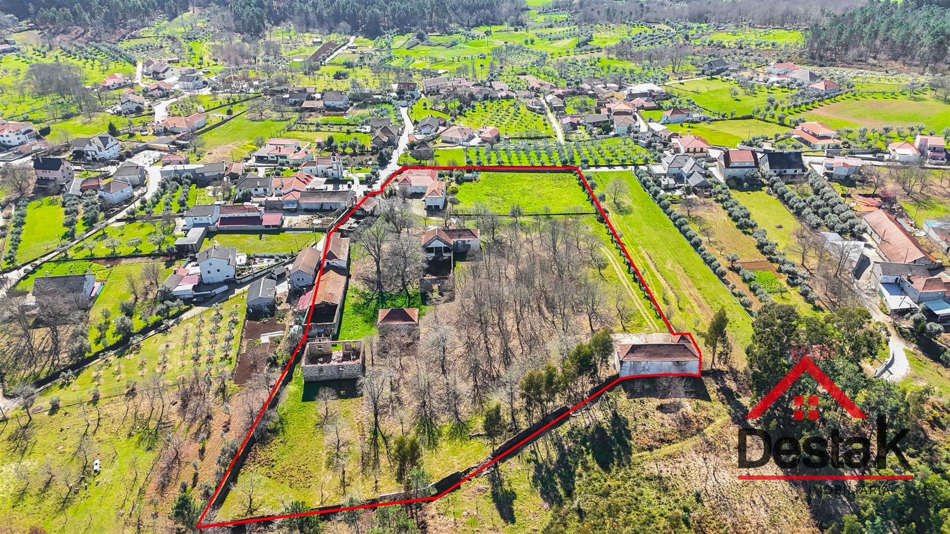 Quinta T6 com 18.000m² de terreno para venda no Sátão