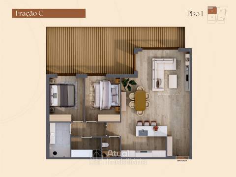 Apartamento T2 Venda em Lustosa e Barrosas (Santo Estêvão),Lousada