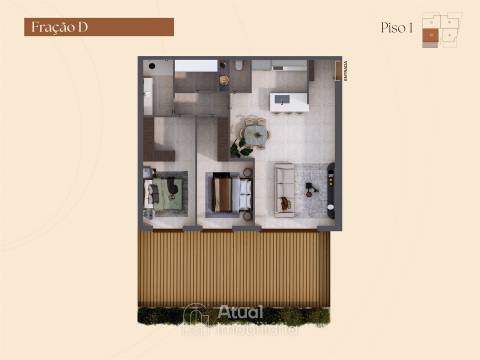 Apartamento T2 Venda em Lustosa e Barrosas (Santo Estêvão),Lousada