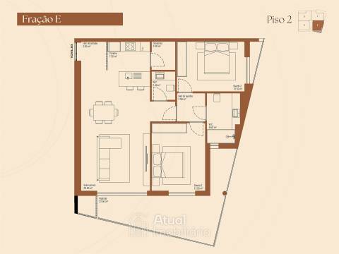 Apartamento T2 Venda em Lustosa e Barrosas (Santo Estêvão),Lousada