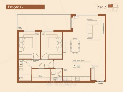 Apartamento T2 Venda em Lustosa e Barrosas (Santo Estêvão),Lousada