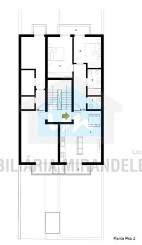 Lote de terreno para construção de um edifício com possibilidade de construção de 5 apartamentos