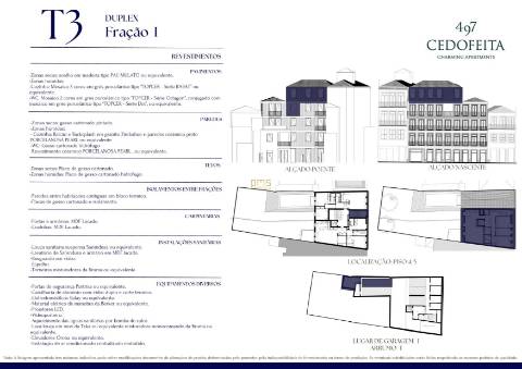 T3 Duplex Cedofeita - Porto