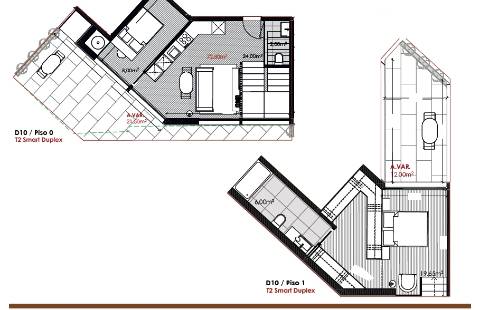 Apartamento T2 DUPLEX Venda em Cedofeita, Santo Ildefonso, Sé, Miragaia, São Nicolau e Vitória,Porto