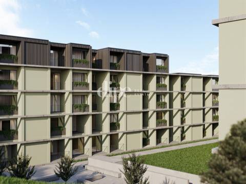Apartamento T2 novo inserido no condomínio privado em Guimarães