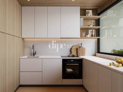 Apartamento T2 novo inserido no condomínio privado em Guimarães
