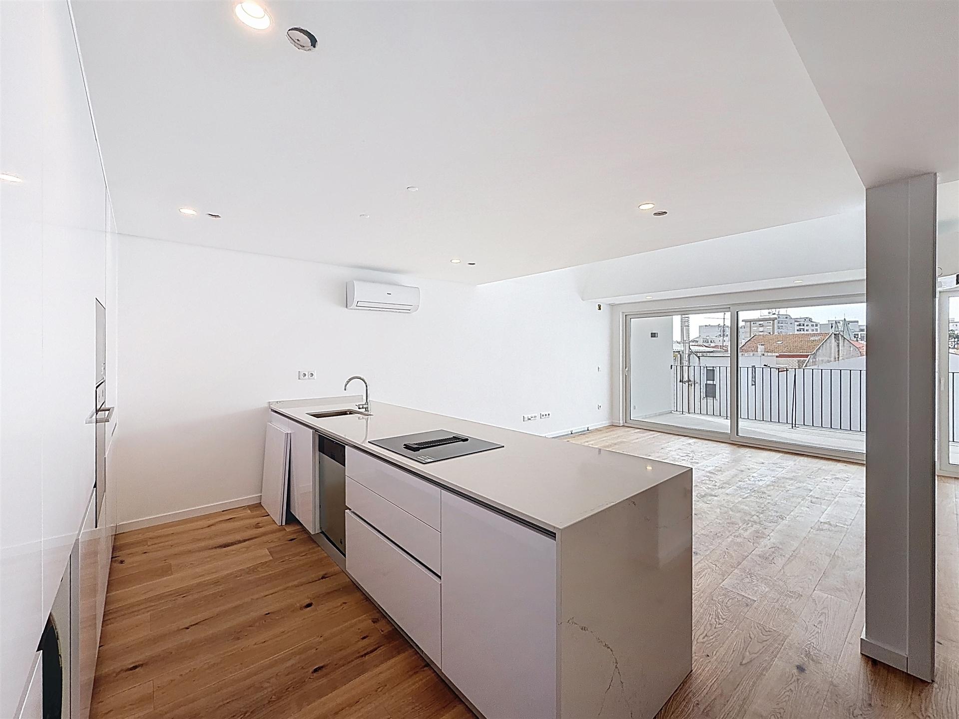 Apartamento T1+1 no centro da cidade