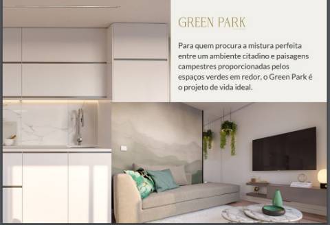 T2 Novo no Empreendimento Green Park em Matosinhos a 10 Minutos da Praia e do Aeroporto!