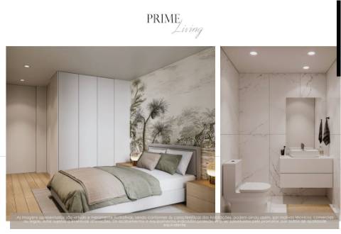 T1+1 Novo no Empreendimento PRIME LIVING, em Águas Santas, na Maia, com Varanda e Lugar de Garagem!