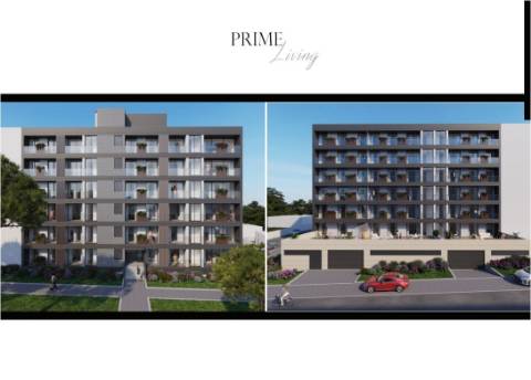 T1+1 Novo no Empreendimento PRIME LIVING, em Águas Santas, na Maia, com Varanda e Lugar de Garagem!