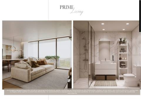 T1+1 Novo no Empreendimento PRIME LIVING, em Águas Santas, na Maia, com Varanda e Lugar de Garagem!