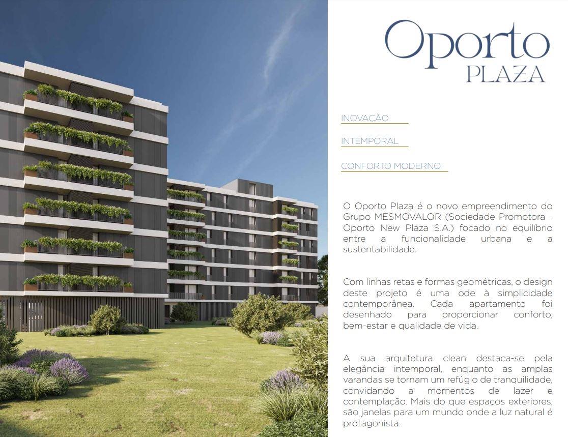 T2 Novo no empreendimento OPORTO PLAZA na zona do Jardim da Arca D´Água no Porto!