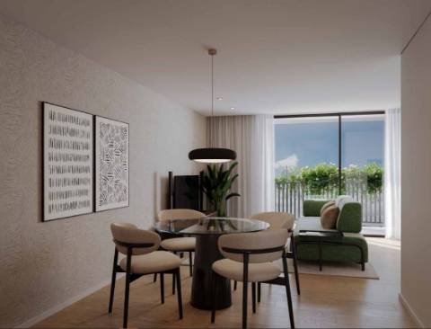 T2 Novo no empreendimento OPORTO PLAZA na zona do Jardim da Arca D´Água no Porto!