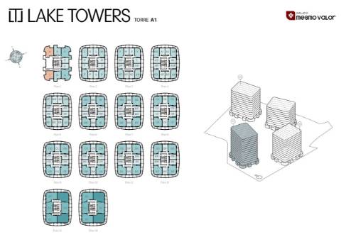 T2+1 Novo, com Terraço, no Empreendimento Lake Towers, na Arca D´Água, no Porto!
