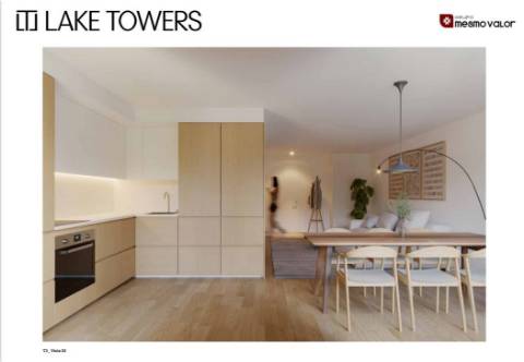 T3 SMART Novo, com Terraço, no Empreendimento Lake Towers, na Arca D´Água, no Porto!