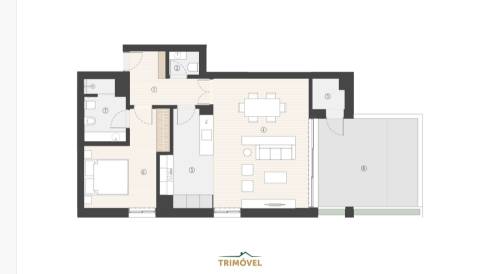 Apartamento T1 Venda em Canidelo,Vila Nova de Gaia