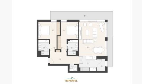 Apartamento T2 Venda em Canidelo,Vila Nova de Gaia